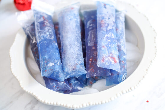 Boozy 4th of July Popsicles