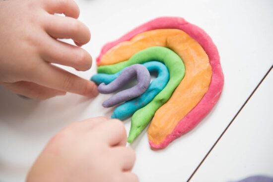 Play Dough Rainbow