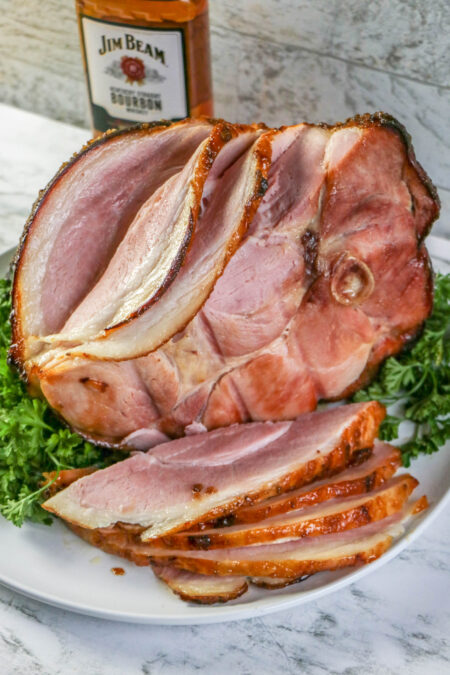 Bourbon Glazed Ham