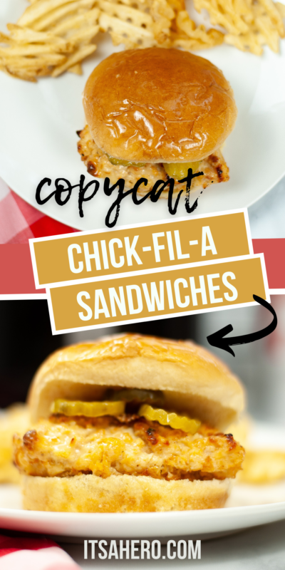 Copycat Chick-fil-A Chicken Sandwich Recipe - Its a Hero