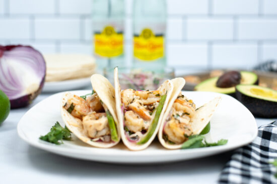 Sheet Pan Cilantro Lime Shrimp Tacos